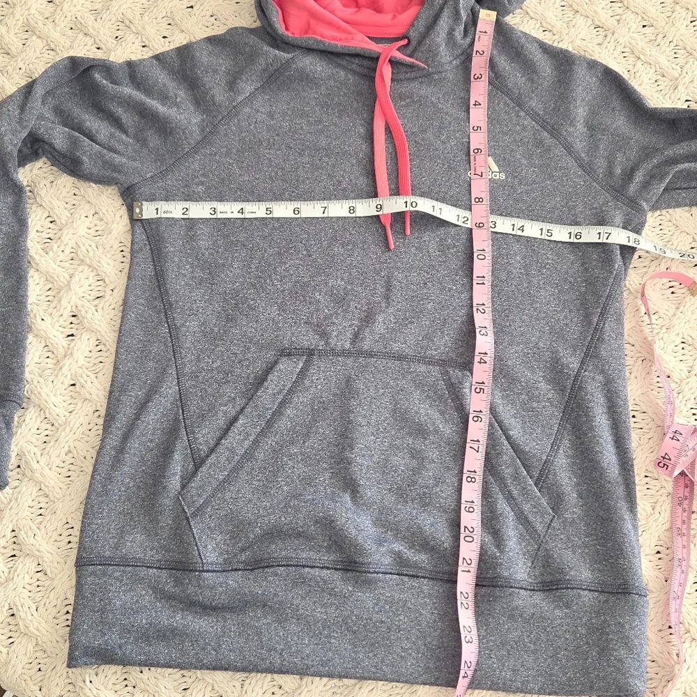Adidas Ultimate Hoodie Womens Small ClimaWarm Pullover Sweatshirt